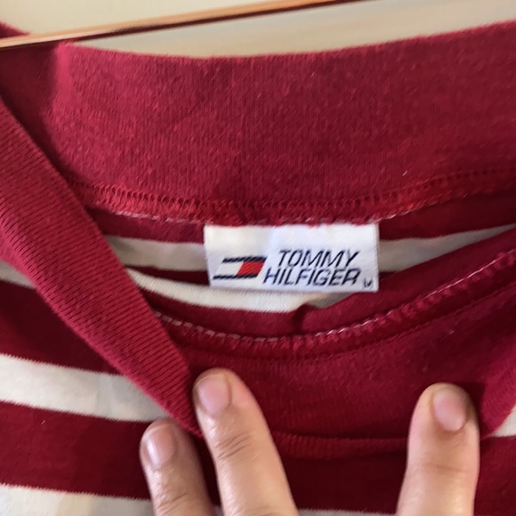 Red and white striped top - Picture 4 of 4